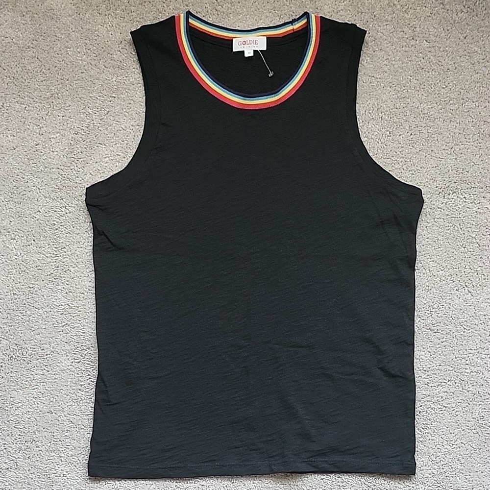 Goldie Rainbow Ringer Tank